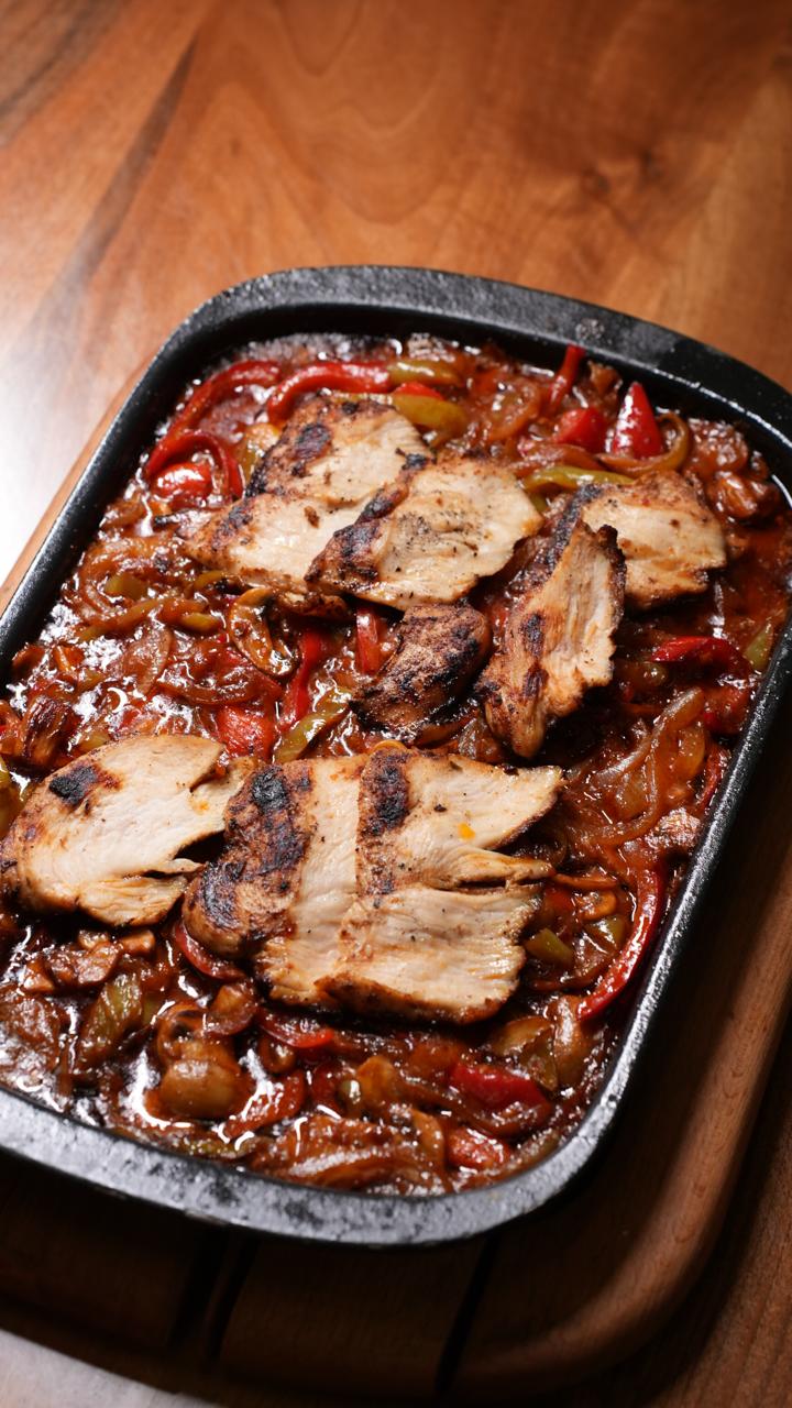 Tavuk Fajita (Meksika Klasiği)